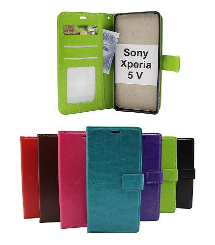 Crazy Horse Wallet Sony Xperia 5 V