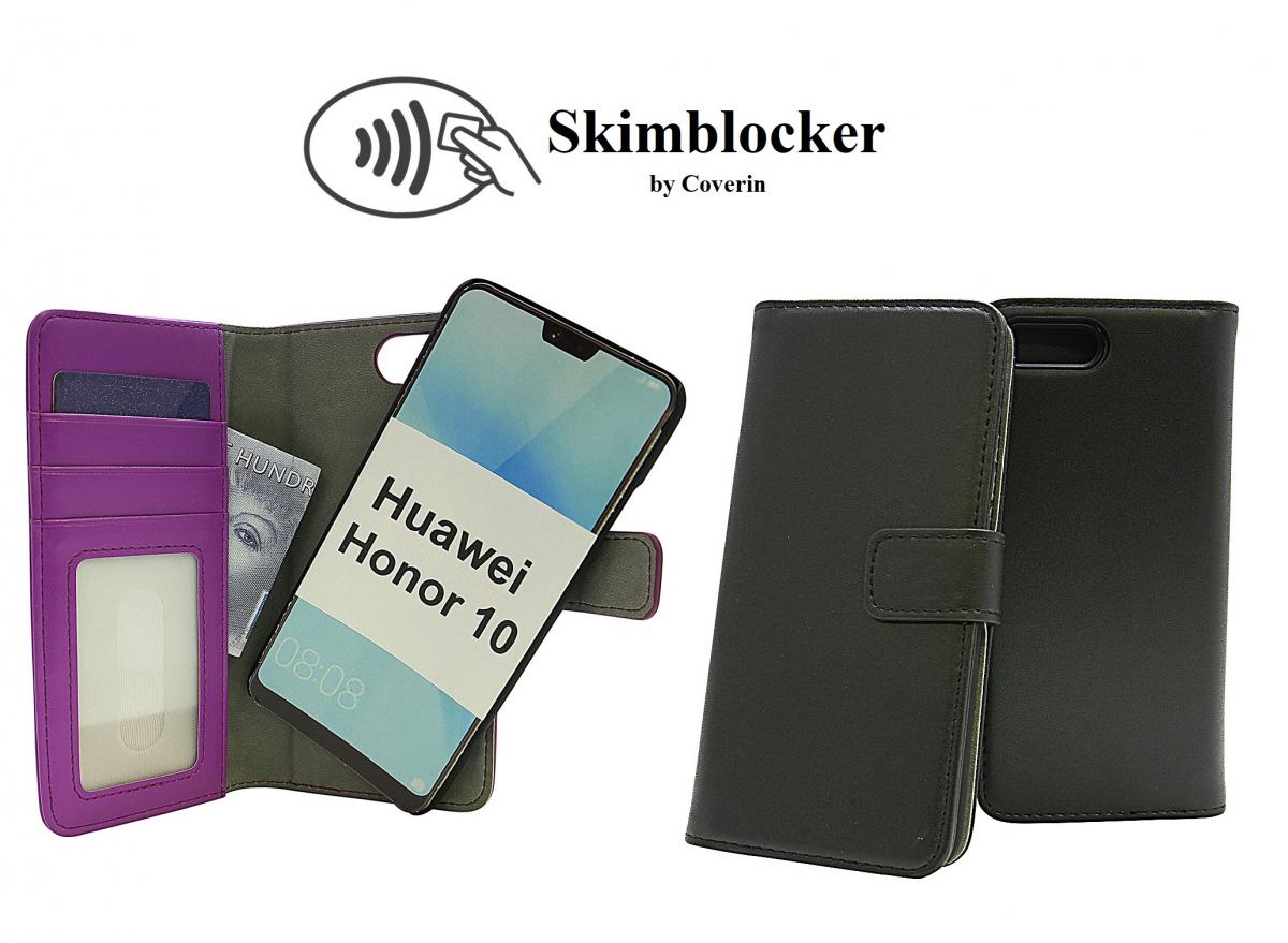 Skimblocker Magnet Wallet Huawei Honor 10