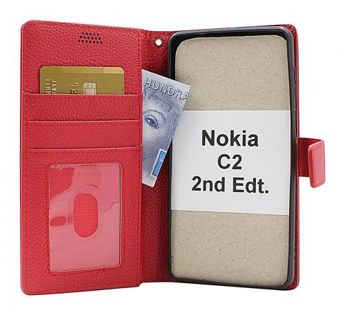 New Standcase Wallet Nokia C2 2nd Edition