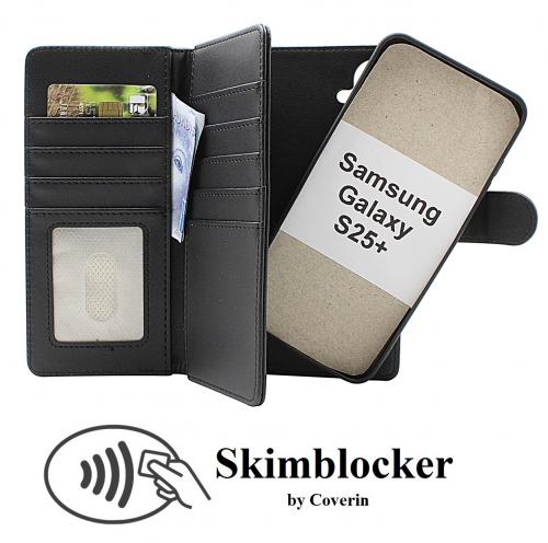 Skimblocker Samsung Galaxy S25+ XL Magnet Lommebok Deksel