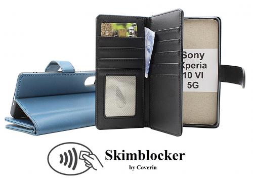 Skimblocker Sony Xperia 10 VI 5G XL Lommebok Deksel