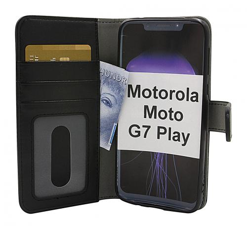 Skimblocker Magnet Wallet Motorola Moto G7 Play