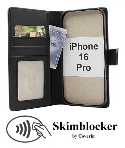 Skimblocker iPhone 16 Pro Lommebok Deksel