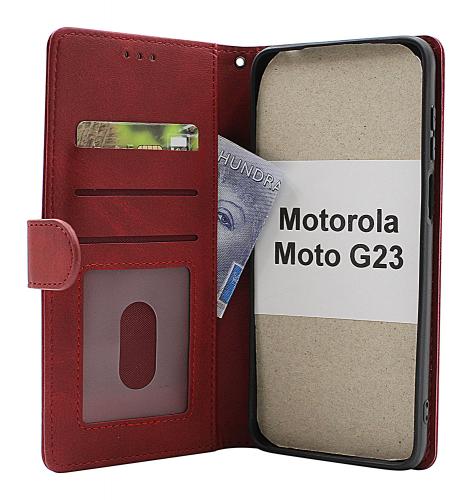 Zipper Standcase Wallet Motorola Moto G23