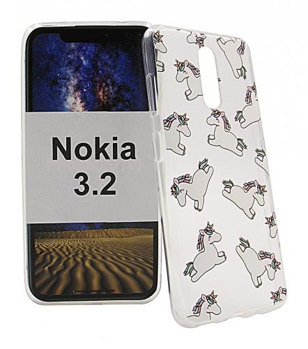 TPU Designdeksel Nokia 3.2