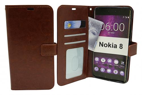 Crazy Horse Wallet Nokia 8