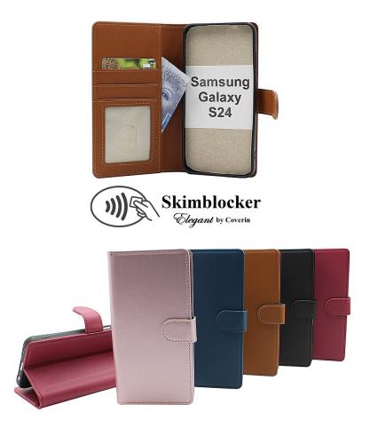 Skimblocker Samsung Galaxy S24 5G Lommebok Deksel