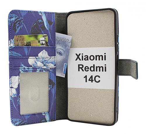 Skimblocker Xiaomi Redmi 14C Lommebok Deksel Design