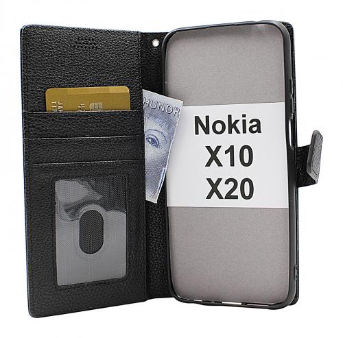 New Standcase Wallet Nokia X10 / Nokia X20