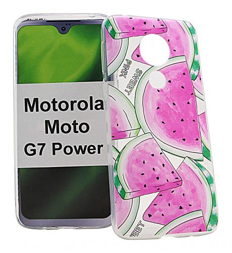 TPU Designdeksel Motorola Moto G7 Power