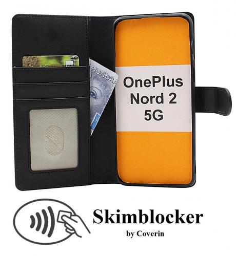 Skimblocker OnePlus Nord 2 5G Magnet Lommebok Deksel