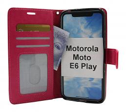 Crazy Horse Wallet Motorola Moto E6 Play