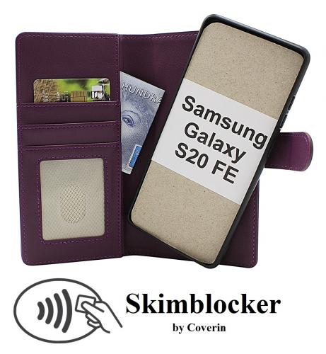 Skimblocker Samsung Galaxy S20 FE 5G Magnet Lommebok Deksel