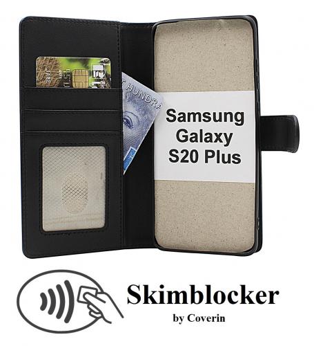 Skimblocker Samsung Galaxy S20 Plus 5G Magnet Lommebok Deksel