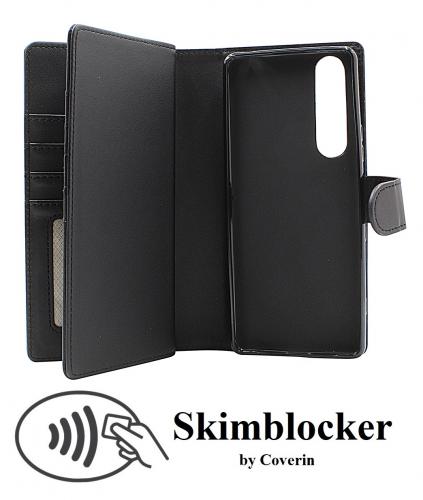 Skimblocker Sony Xperia 1 III XL Magnet Lommebok Deksel