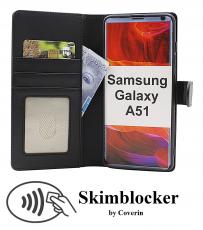 Skimblocker Samsung Galaxy A51 (A515F/DS) Lommebok Deksel