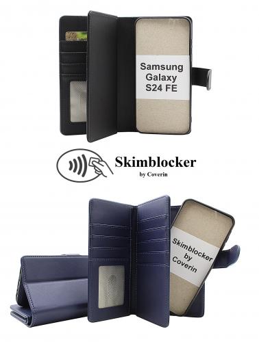 Skimblocker Samsung Galaxy S24 FE XL Magnet Lommebok Deksel