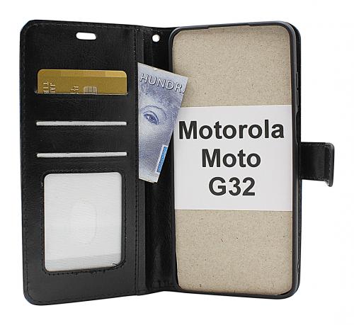 Crazy Horse Wallet Motorola Moto G32