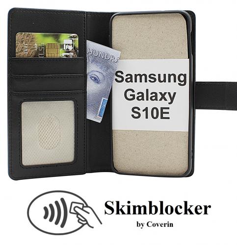 Skimblocker Samsung Galaxy S10e Lommebok Deksel