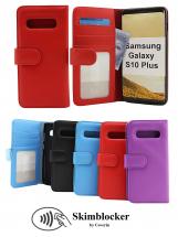 Skimblocker Lommebok-etui Samsung Galaxy S10 Plus (G975F)