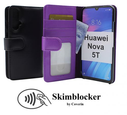 Skimblocker Lommebok-etui Huawei Nova 5T