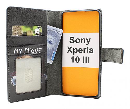 Skimblocker Sony Xperia 10 III Lommebok Deksel Design