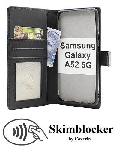 Skimblocker Samsung Galaxy A52 5G/A52s 5G Magnet Lommebok Deksel