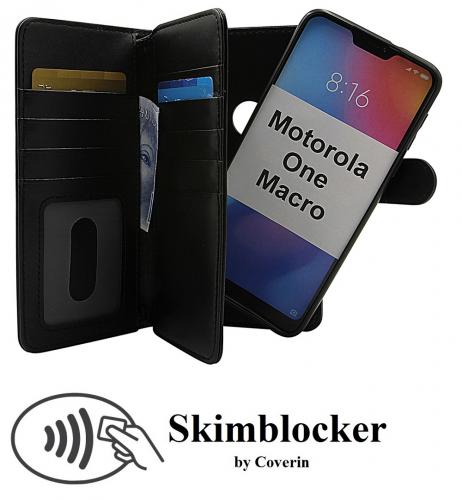 Skimblocker XL Magnet Wallet Motorola One Macro