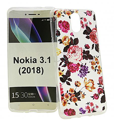 TPU Designdeksel Nokia 3.1 (2018)