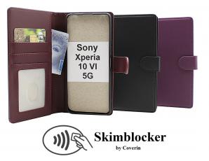 Skimblocker Sony Xperia 10 VI 5G Lommebok Deksel