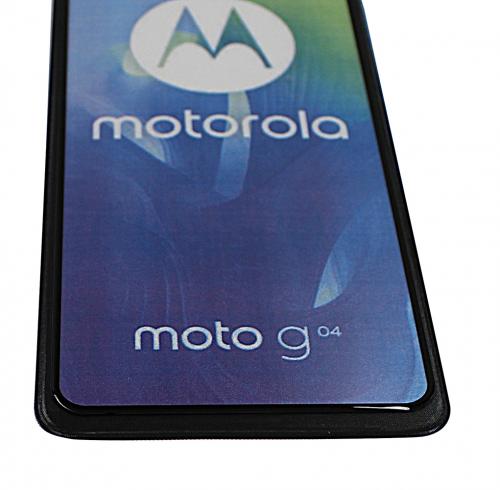 Full Frame Skjermbeskyttelse av glass Motorola Moto G04