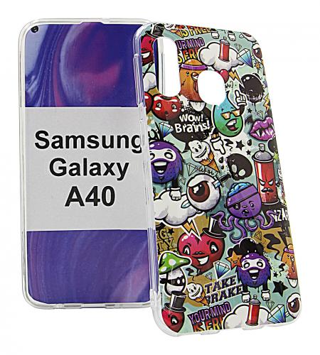 TPU Designdeksel Samsung Galaxy A40 (A405FN/DS)