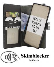 Skimblocker Sony Xperia 10 VI 5G Magnet Lommebok Deksel Design