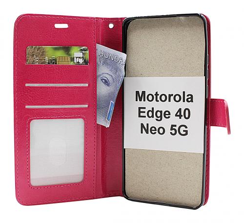 Crazy Horse Wallet Motorola Edge 40 Neo 5G