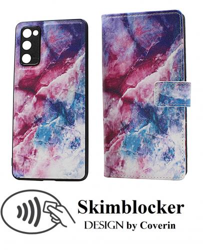 Skimblocker Samsung Galaxy S20 FE / S20 FE 5G Magnet Lommebok Deksel Design