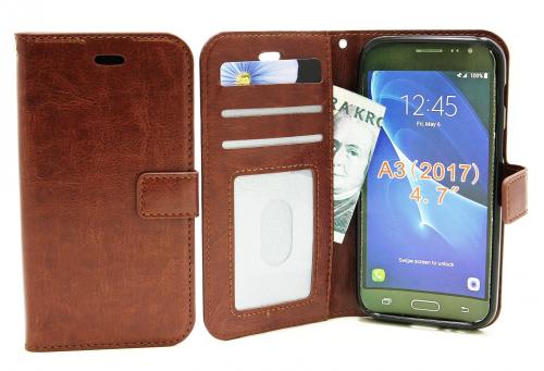 Crazy Horse Wallet Samsung Galaxy A3 2017 (A320F)