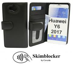 Skimblocker Lommebok-etui Huawei Y6 2017 (MYA-L41)