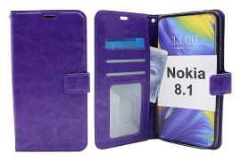 Crazy Horse Wallet Nokia 8.1