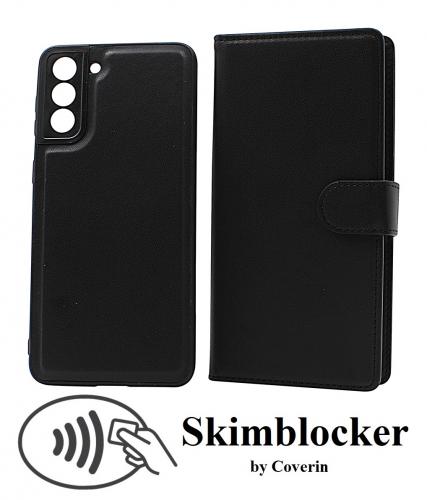 Skimblocker Samsung Galaxy S21 Plus 5G Magnet Lommebok Deksel