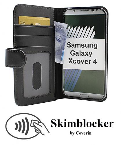 Skimblocker Lommebok-etui Samsung Galaxy Xcover 4 (G390F)