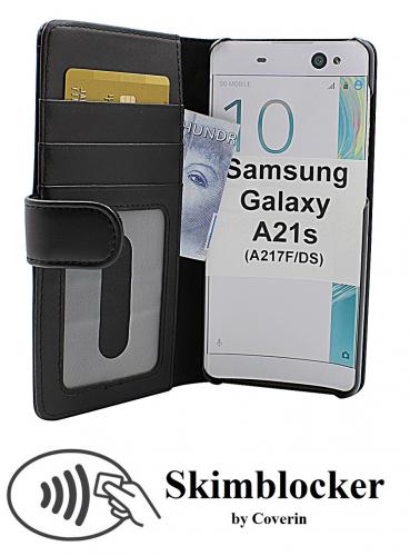 Skimblocker Lommebok-etui Samsung Galaxy A21s (A217F/DS)