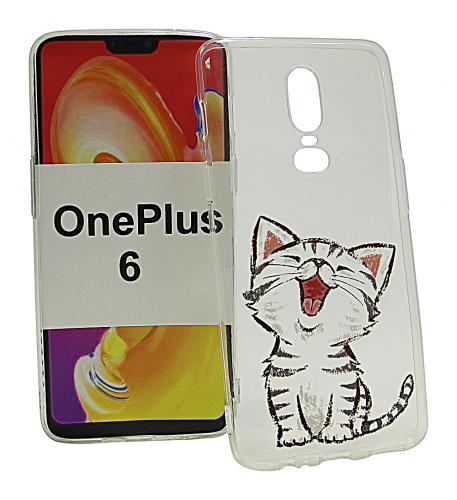 TPU Designdeksel OnePlus 6