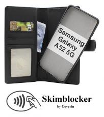 Skimblocker Samsung Galaxy A52 5G/A52s 5G Magnet Lommebok Deksel