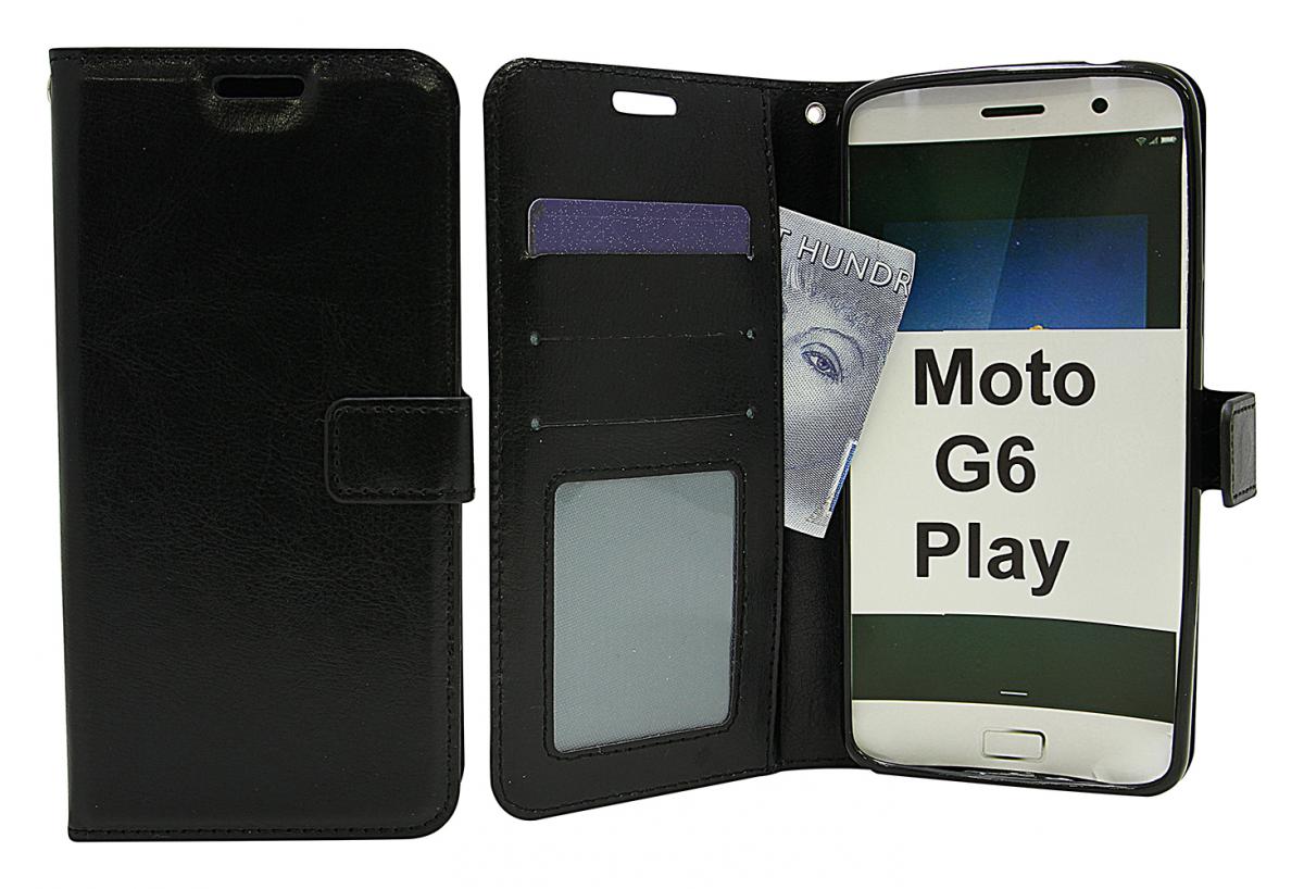 Crazy Horse Wallet Motorola Moto G6 Play
