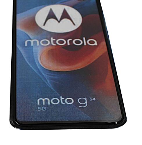 Full Frame Skjermbeskyttelse av glass Motorola Moto G34 5G