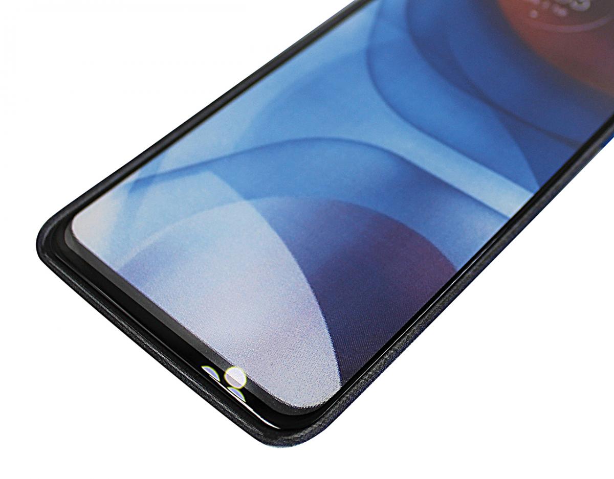 Full Frame Skjermbeskyttelse av glass Motorola Moto E7i Power