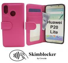 Skimblocker Lommebok-etui Huawei P20 Lite