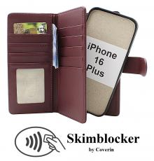 Skimblocker iPhone 16 Plus XL Magnet Lommebok Deksel