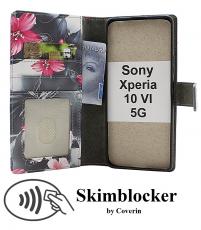 Skimblocker Sony Xperia 10 VI 5G Lommebok Deksel Design