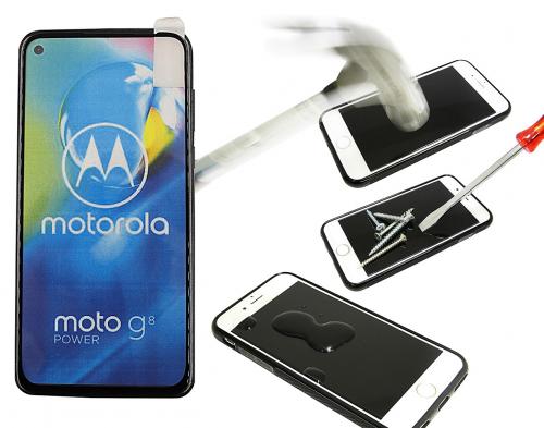 Full Frame Skjermbeskyttelse av glass Motorola Moto G8 Power